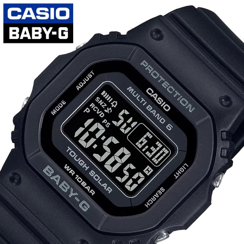カシオ 腕時計 CASIO 時計 ベイビー G BABY-G レディース ブラック