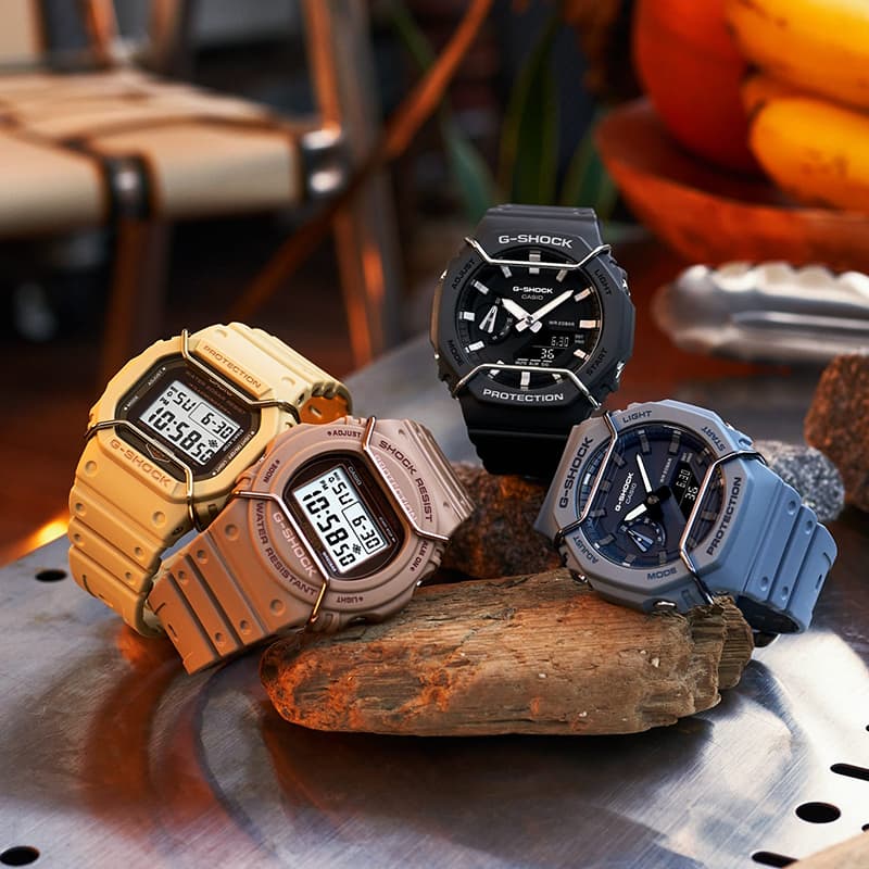 新品【CASIO】 G-SHOCK DW-5600PT-5JF ベージュ DW5600PT-5 | G-SHOCK 5600 SERIES Brown | CASIO