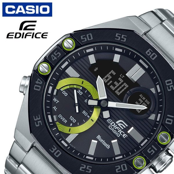カシオ エディフィス スマホ連携 GPS電波 時計 CASIO EDIFICE 腕時計 メンズ ブラック ECB-10YDB-1AJF 人気 ブランド おすすめ かっこいい おしゃれ