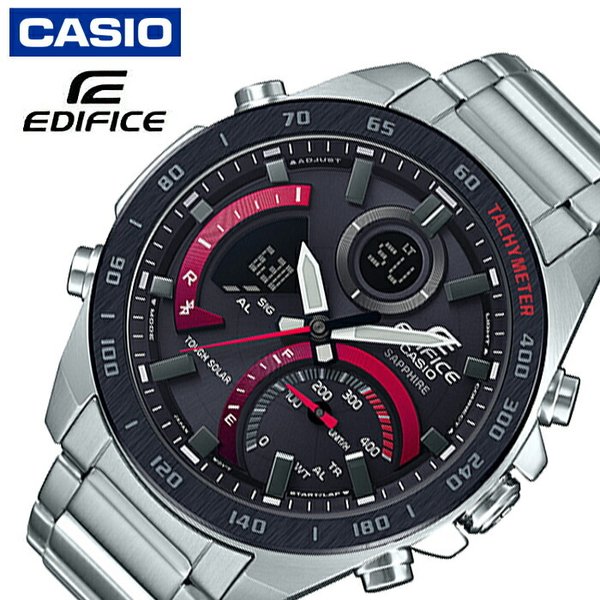 カシオ エディフィス スマートウォッチ 時計 CASIO EDIFICE 腕時計 メンズ ブラック ECB-900YDB-1AJF ソーラー 電波時計 アナデジ モバイルリンク