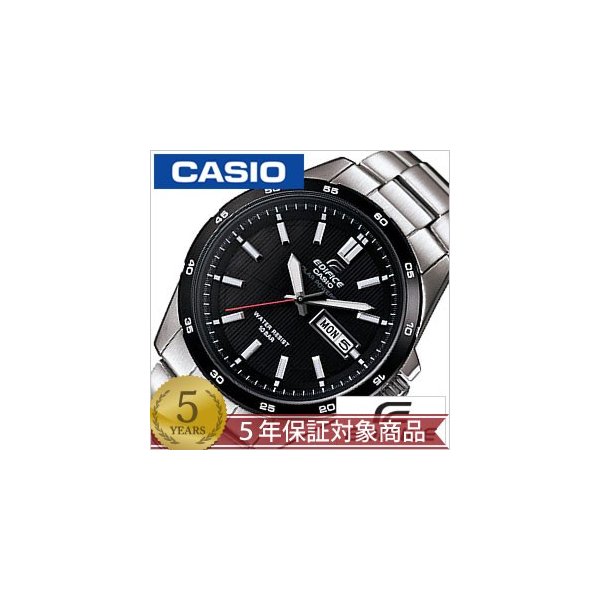 カシオ エディフィス 時計 CASIO EDIFICE 腕時計 メンズ ブラック EFR-100SBBJ-1AJF