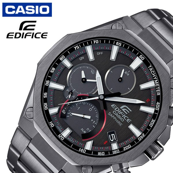 カシオ エディフィス ソーラー 時計 CASIO EDIFICE 腕時計 メンズ ブラック EQB-1100YDC-1AJF 人気 ブランド おすすめ おしゃれ かっこいい メタル 防水