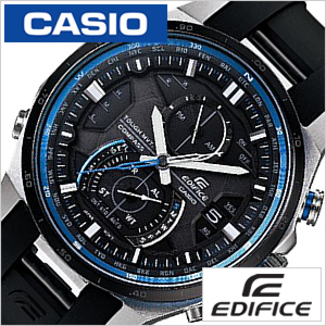 カシオ エディフィス 時計 CASIO EDIFICE 腕時計 メンズ ブラック EQW-A1200B-1AJF