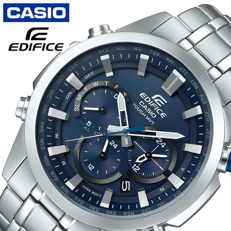 カシオ 電波 ソーラー 腕時計 CASIO 時計 エディフィス EDIFICE 男性 メンズ EQW-T630JD-2AJF かっこいい 彼氏 夫 人気 おすすめ ブランド