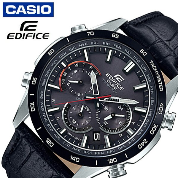 カシオ エディフィス スマートウォッチ 時計 CASIO EDIFICE 腕時計 メンズ ブラック EQW-T650BL-1AJF ソーラー 電波時計 アナデジ モバイルリンク