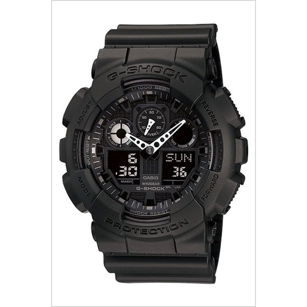 カシオ Gショック 腕時計 CASIO G-SHOCK 時計 メンズ ブラック GA-100-1A1JF | G-SHOCK | 01