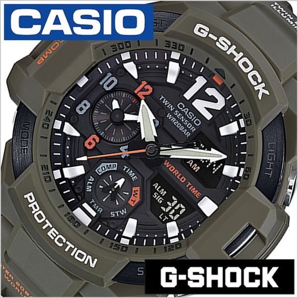 カシオ 腕時計 Gショック CASIO 腕時計 カシオ 時計 マスターオブジー グラヴィティマスター MASTER OF G GRAVITYMASTER メンズ ブラック CASIO-GA-1100KH-3AJF