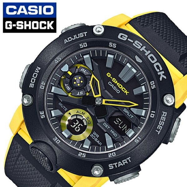 G-SHOCK Gショック 腕時計 CASIO カシオ 時計 メンズ ブラック GA-2000-1A9JF 防水 アナデジ Gショック アラーム カレンダー ワールドタイム カーボン