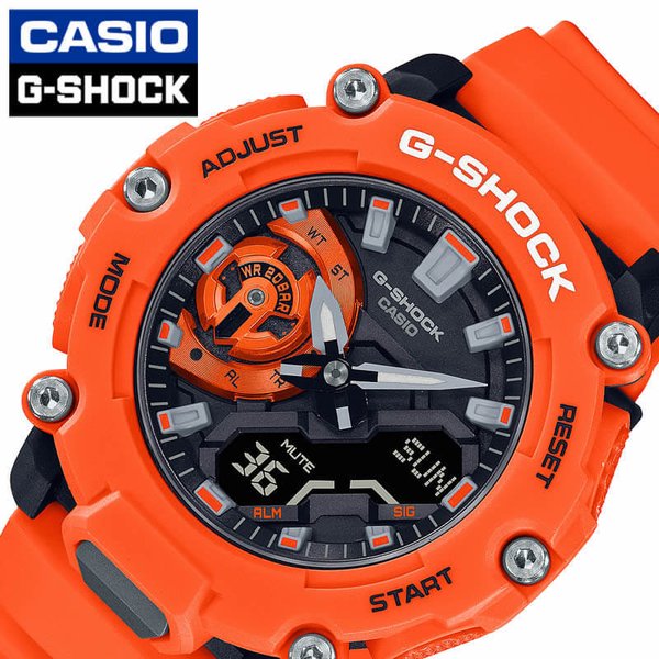 カシオ ジーショック 腕時計 CASIO G-SHOCK GA-2200 series メンズ ブラック オレンジ 時計 GA-2200M-4AJF 人気 おすすめ おしゃれ ブランド アウトドア