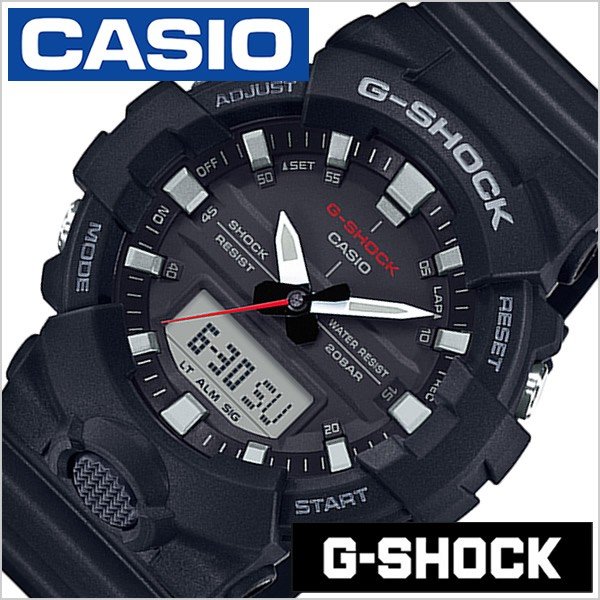 カシオ 腕時計 ジーショック CASIO 時計 G-SHOCK メンズ ブラック GA-800-1AJF
