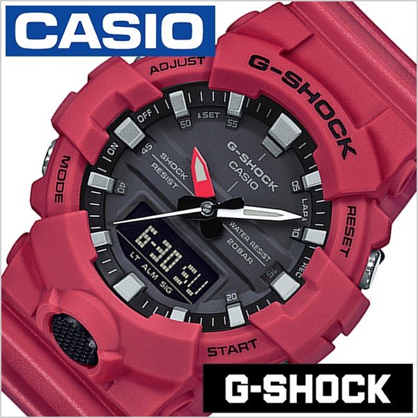 カシオ 腕時計 ジーショック CASIO 時計 G-SHOCK メンズ ブラック GA-800-4AJF