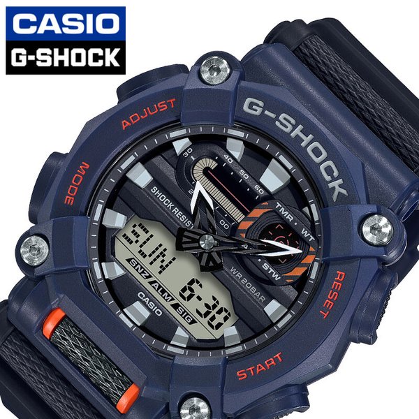 Yahoo! Yahoo!ショッピング(ヤフー ショッピング)G-SHOCK カシオ 腕時計 Gショック CASIO 時計 メンズ Gショック ネイビー オレンジ GA-900-2AJF 人気 ブランド おすすめ ラバー 防水 アナログ アウトドア