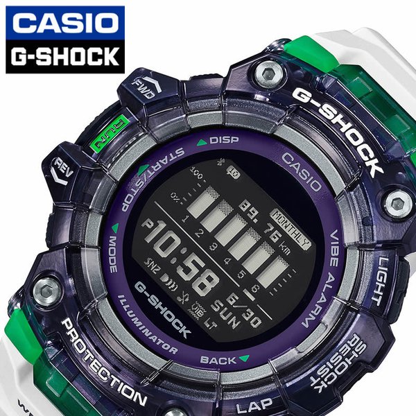 G-SHOCK スマートウォッチ ジースクワッド ジーショック カシオ 腕時計 Gショック 時計 Gスクワッド G-SQUAD メンズ ブラック 液晶 GBD-100SM-1A7JF｜watch-lab