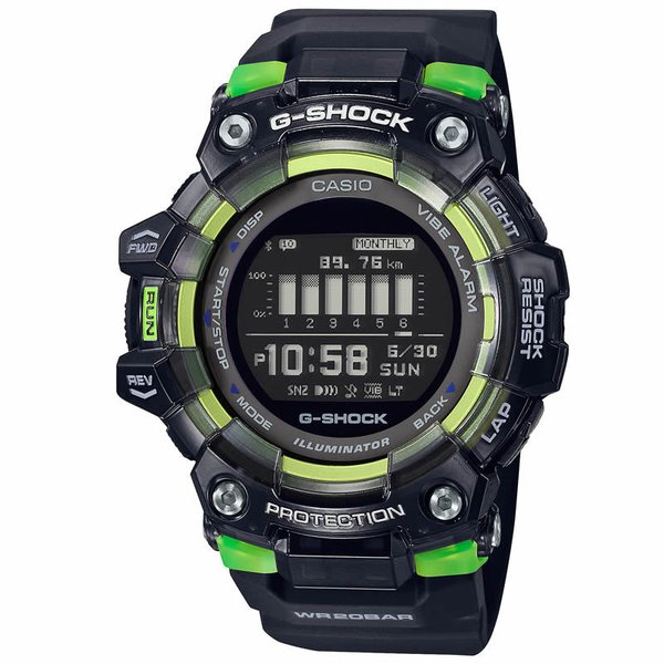G-SHOCK スマートウォッチ ジースクワッド ジーショック カシオ 腕時計 Gショック 時計 Gスクワッド G-SQUAD メンズ ブラック 液晶 GBD-100SM-1JF｜watch-lab｜02
