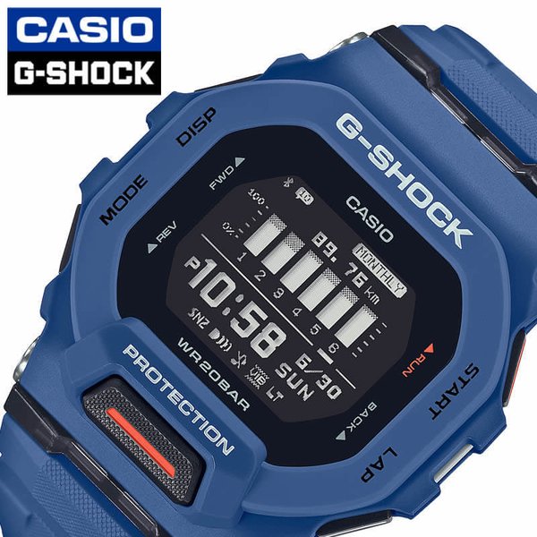 カシオ ジーショック 腕時計 ジースクアッド CASIO G-SHOCK G-SQUAD メンズ 液晶 ネイビー 時計 GBD-200-2JF 人気 おすすめ おしゃれ ブランド アウトドア