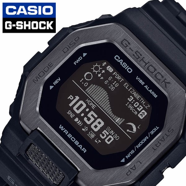 カシオ 腕時計 GショックGライド CASIO G-SHOCK G-LIDE メンズ ブラック系/液晶 ベゼル：ブラック ブラック 時計 GBX-100NS-1JF おすすめ 人気