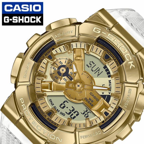 G-SHOCK Gショック 腕時計 ジーショック カシオ CASIO 時計 メタルカバードライン Metal Covered Series メンズ ゴールド GM-110SG-9AJF おすすめ