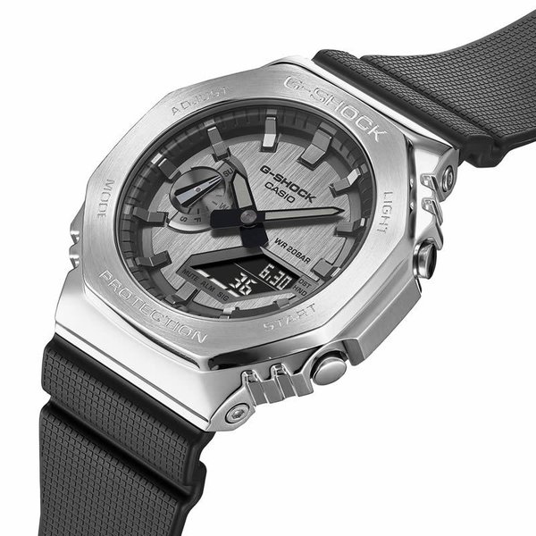カシオ 腕時計 ジーショック CASIO G-SHOCK メンズ シルバー ブラック 時計 GM-2100-1AJF 人気 おすすめ おしゃれ ブランド｜watch-lab｜04