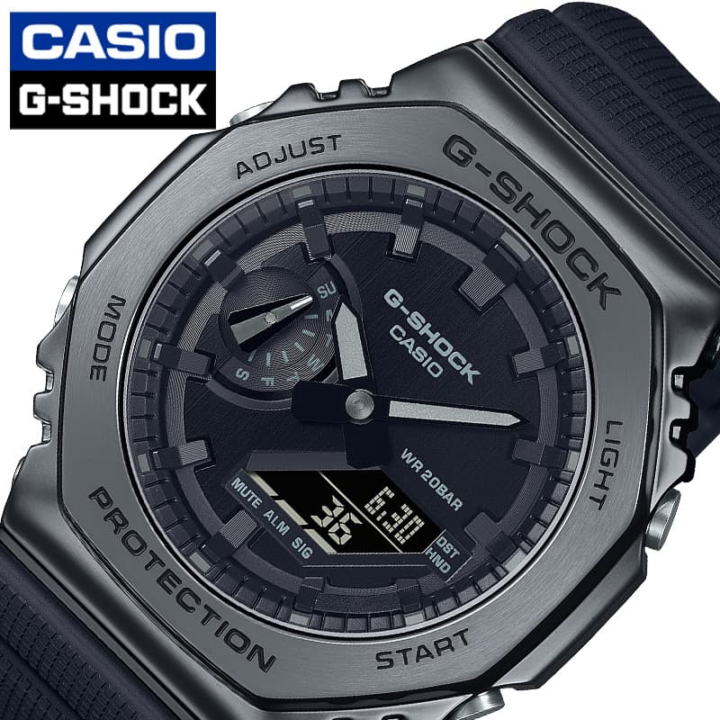 カシオ 腕時計 Gショック ブラックアウト CASIO G-SHOCK METEL COVERED メンズ ブラック 時計 メタル オールブラック GM-2100BB-1AJF 人気 おすすめ おしゃれ｜watch-lab
