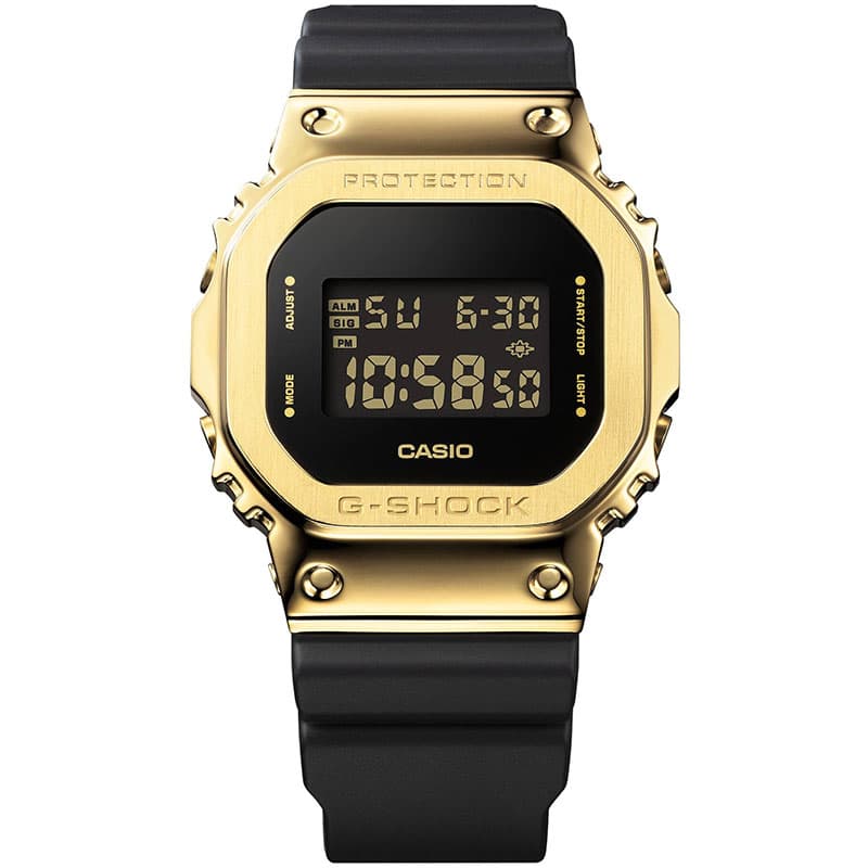 CASIO G-SHOCK ゴールド ブラック 腕時計　GM-5600G-9JF G-SHOCK カシオ 腕時計 Gショック ゴールド×ブラック CASIO