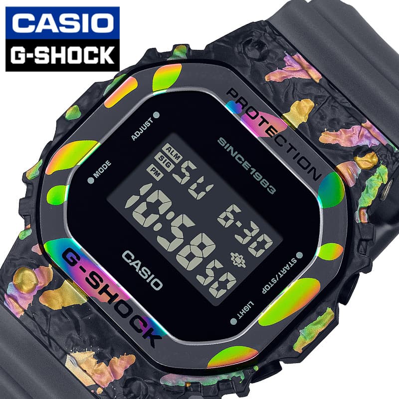 カシオ 腕時計 Gショック サンストーン CASIO G-SHOCK 40th Anniversary Adventurer’s Stone メンズ ブラック 時計 限定 鉱石 GM-5640GEM-1JR 人気 おすすめ