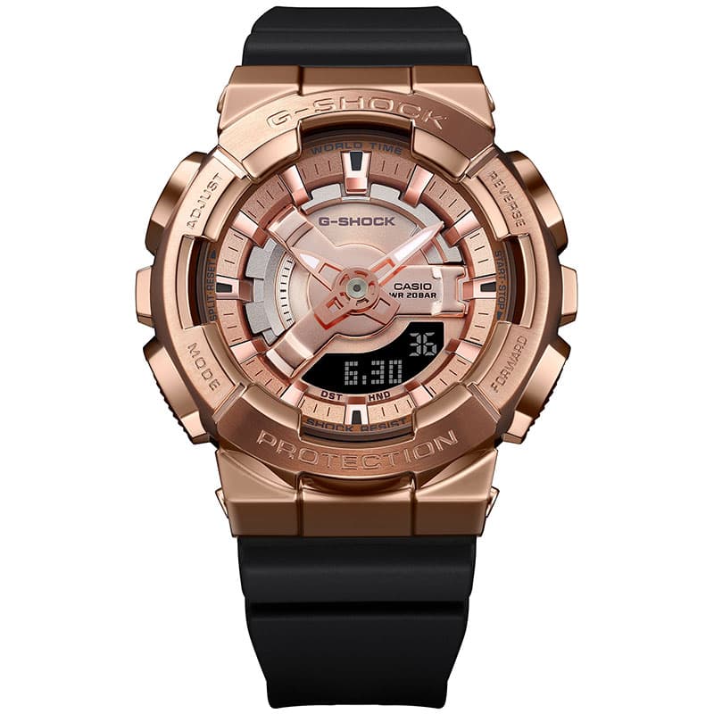 カシオ Gショック 腕時計 ピンクゴールド 華やかなピンクゴールドが輝く小型の“G-SHOCK” | CASIO