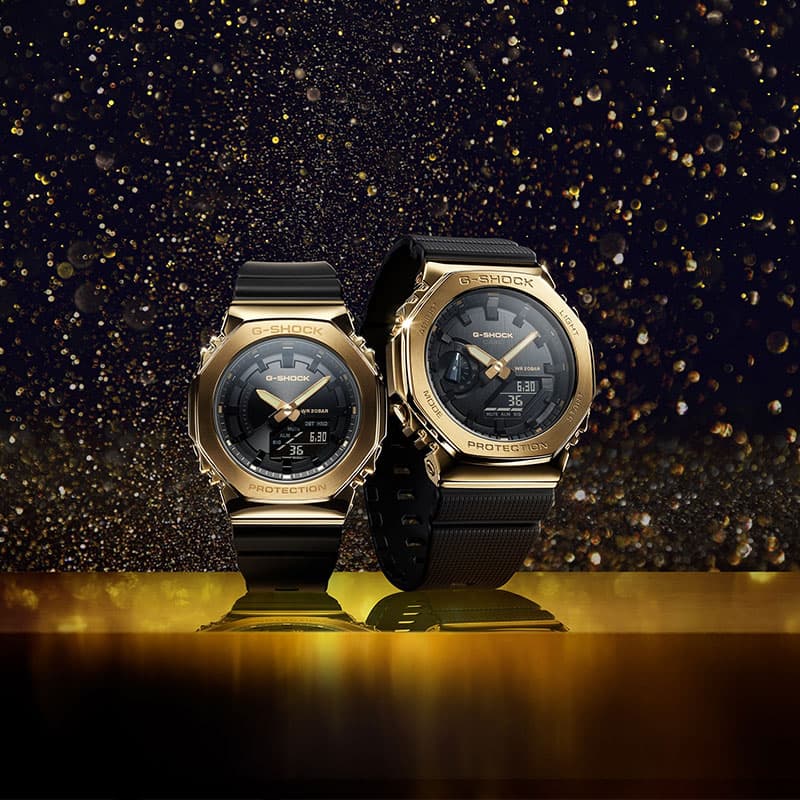 ジーショック G-SHOCK GM-S2100GB-1AJF 金　黒　送料無料 G-SHOCK カシオ 腕時計 Gショック ゴールド×ブラック CASIO