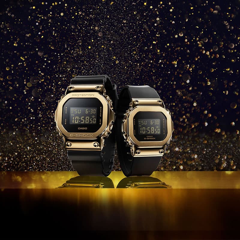 カシオ 腕時計 Gショック ゴールド×ブラック CASIO G-SHOCK