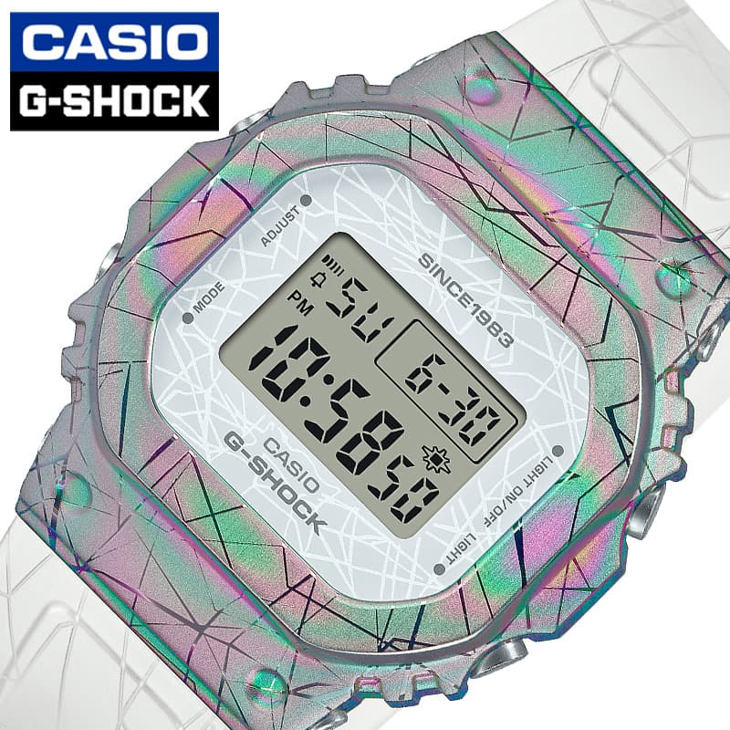 カシオ 腕時計 Gショック カルサイト CASIO G-SHOCK 40th Anniversary Adventurer’s Stone メンズ ホワイト 時計 限定 鉱石 GM-S5640GEM-7JR 人気 おすすめ