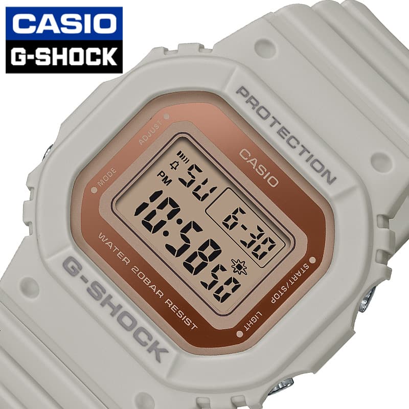 カシオ 腕時計 Gショック 小型スクエア CASIO G-SHOCK DIGITAL メンズ ブロンズ ホワイト 時計 シンプル スクエア 王道 GMD-S5600-8JF 人気 おすすめ おしゃれ