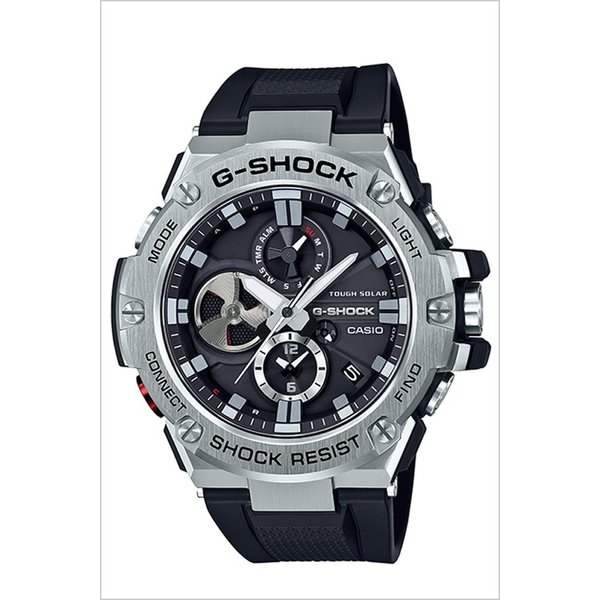 カシオ 腕時計 ジーショック ジースチール CASIO 時計 G-SHOCK G-STEEL メンズ ブラック GST-B100-1AJF｜watch-lab｜02