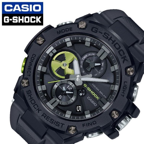 Gショック ジースチール カシオ ソーラー 時計 G-SHOCK G-STEEL CASIO 腕時計 メンズ ブラック GST-B100B-1A3JF 人気 ブランド おすすめ おしゃれ かっこいい