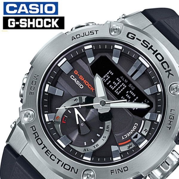 Yahoo! Yahoo!ショッピング(ヤフー ショッピング)カシオ Gショック ソーラー電波 時計 CASIO G-SHOCK 腕時計 ジースチール G-STEEL メンズ ブラック GST-B200-1AJF Gショック 人気 おすすめ 流行 ブランド