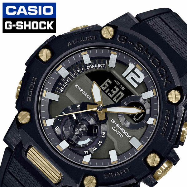 G-SHOCK ジーショック ジースチール モバイルリンク カシオ 腕時計 Gショック 時計 Gスティール G-STEEL メンズ ブラック 液晶 GST-B300B-1AJF