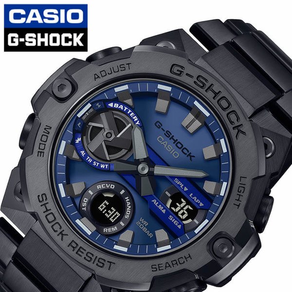 カシオ ジーショック 腕時計 Gスティール CASIO G-SHOCK G-STEEL メンズ ブルー ブラック 時計 GST-B400BD-1A2JF 人気 おすすめ おしゃれ ブランド アウトドア