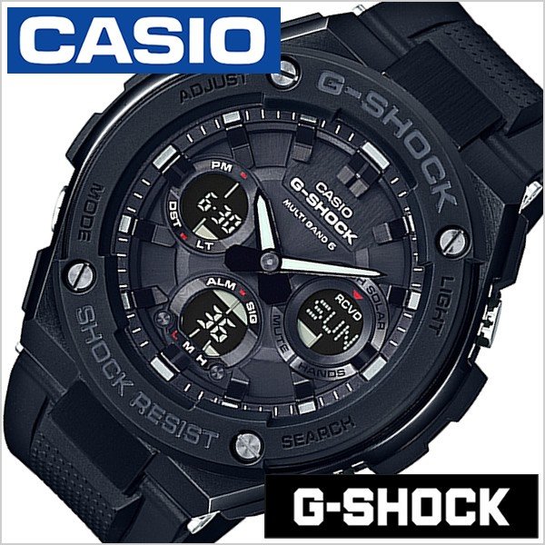カシオ Gショック Gスチール 時計 CASIO G-SHOCK G-STEEL 腕時計 メンズ ブラック GST-W100G-1BJF