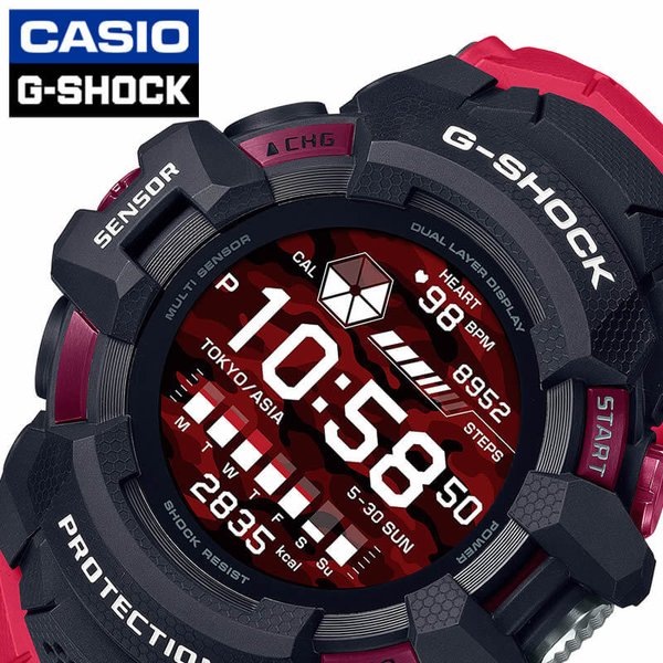 Yahoo! Yahoo!ショッピング(ヤフー ショッピング)カシオ ジーショック 腕時計 ジースクアッド プロ CASIO G-SHOCK G-SQUAD PRO メンズ 二層構造 液晶 ブラック 時計 GSW-H1000-1A4JR 人気 おすすめ おしゃれ