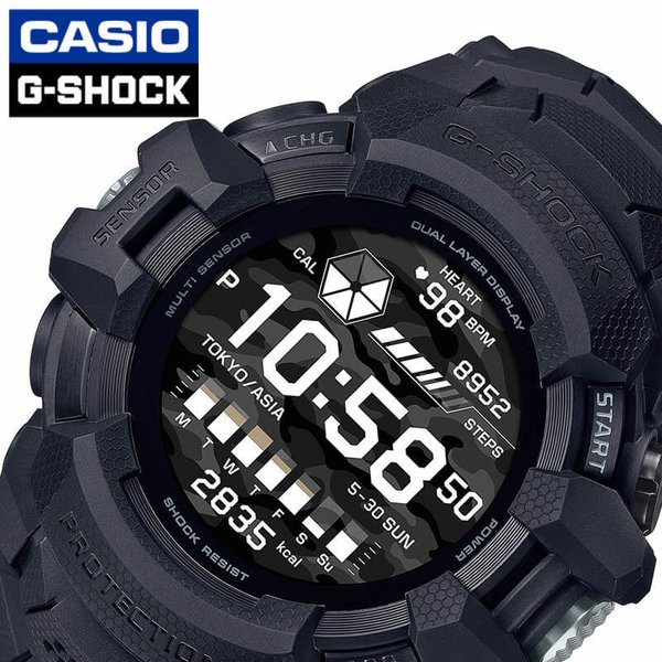 カシオ ジーショック 腕時計 ジースクアッド プロ CASIO G-SHOCK G-SQUAD PRO メンズ 二層構造 液晶 ブラック 時計 GSW-H1000-1AJR 人気 おすすめ おしゃれ