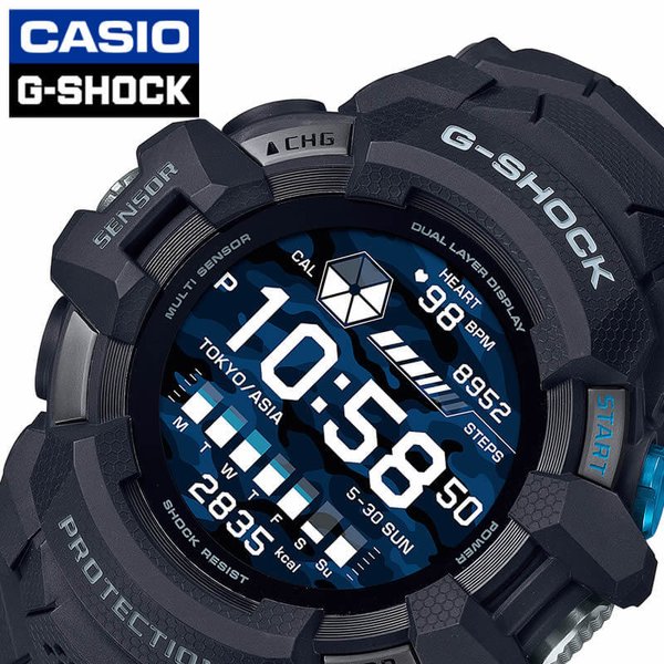 カシオ ジーショック 腕時計 ジースクアッド プロ CASIO G-SHOCK G-SQUAD PRO メンズ 二層構造 液晶 ブラック 時計 GSW-H1000-1JR 人気 おすすめ おしゃれ