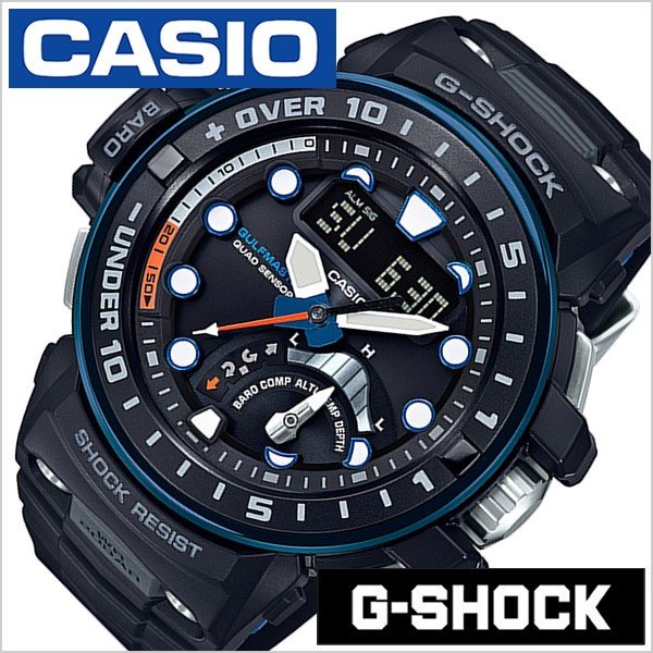 カシオ 腕時計 ジーショック ガルフマスター CASIO 時計 G-SHOCK GULFMASTER メンズ ブラック GWN-Q1000A-1AJF