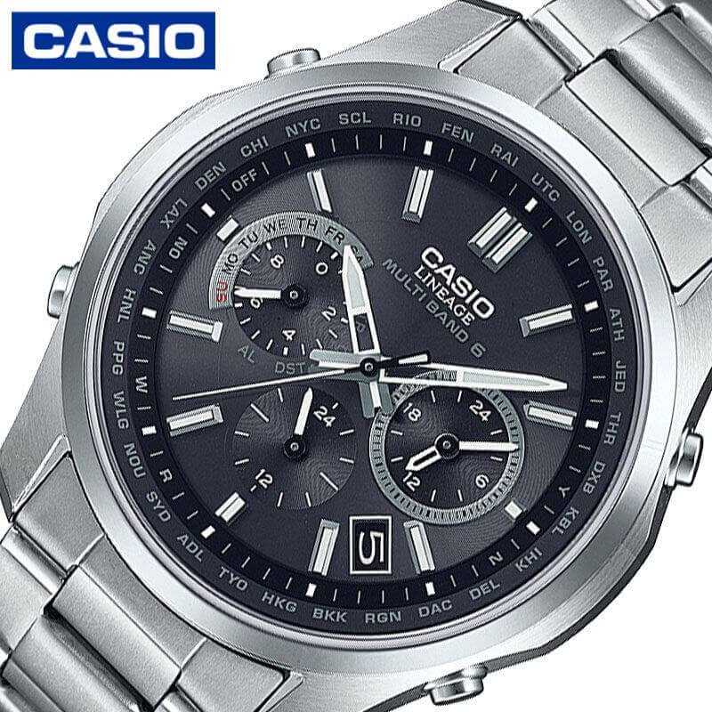 カシオ 電波 ソーラー 腕時計 CASIO 時計 リニエージ LINEAGE 男性 メンズ LIW-M610TSE-1AJF かわいい 華奢 小ぶり 小さめ 人気 おすすめ ブランド