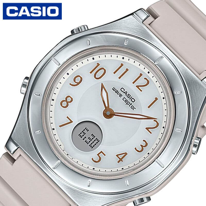 カシオ 電波 ソーラー 腕時計 CASIO 時計 ウェーブセプター wave ceptor 女性 レディース LWA-M145-4AJF かわいい 華奢 小ぶり 小さめ 人気 おすすめ