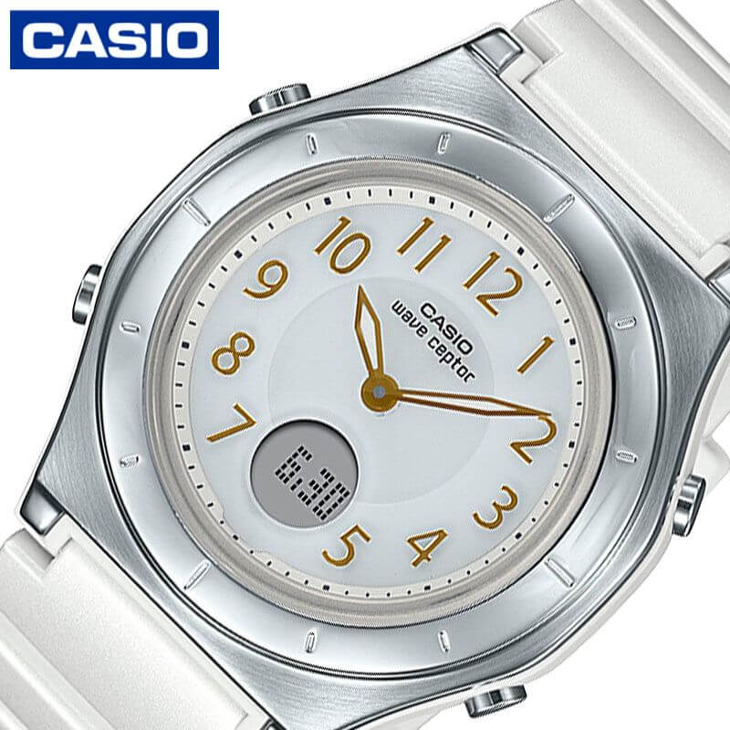 カシオ 電波 ソーラー 腕時計 CASIO 時計 ウェーブセプター wave ceptor 女性 レディース LWA-M145-7AJF かわいい 華奢 小ぶり 小さめ 人気 おすすめ