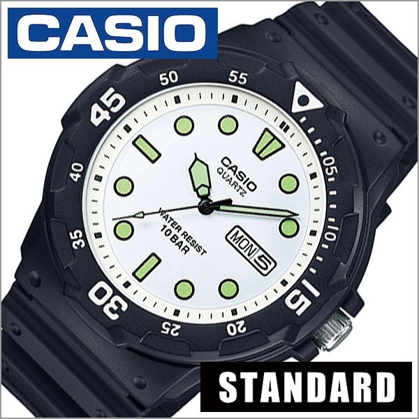 Yahoo! Yahoo!ショッピング(ヤフー ショッピング)カシオ スタンダード 時計 CASIO STANDARD 腕時計 メンズ ブラック MRW-200HJ-7EJF