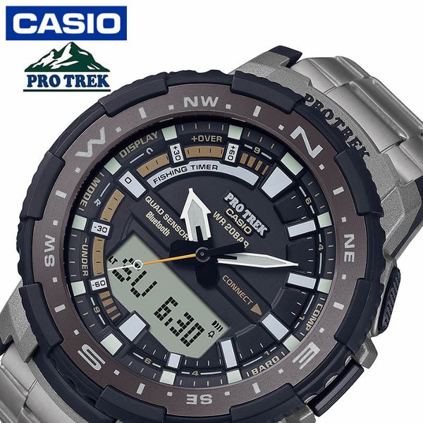 カシオ 腕時計 プロトレック CASIO PROTREK メンズ ブラック グレー 時計 PRT-B70T-7JF 人気 おすすめ おしゃれ ブランド