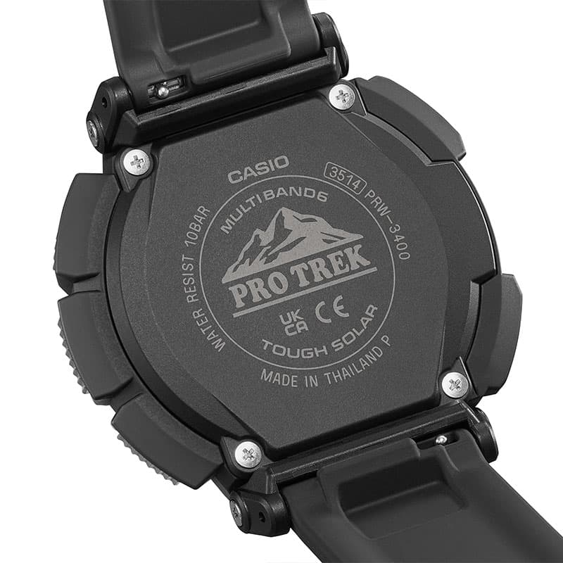 【極美品 稼働】CASIO PRO TREK PRW-3400 アウトドア 黒 PRO TREK カシオ 腕時計 プロトレック PRW-3400シリーズ CASIO PROTREK