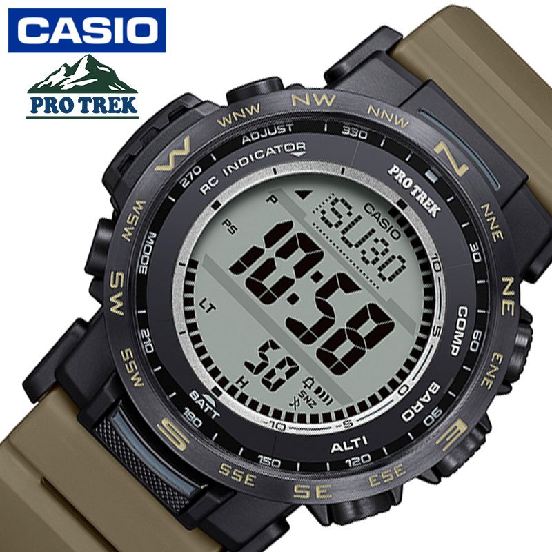 カシオ 腕時計 CASIO 時計 プロトレック PROTREK メンズ 液晶/シルバー