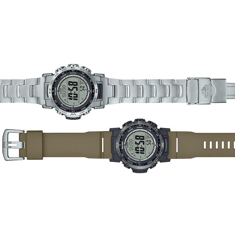 カシオ 腕時計 CASIO 時計 プロトレック PROTREK メンズ 液晶/シルバー