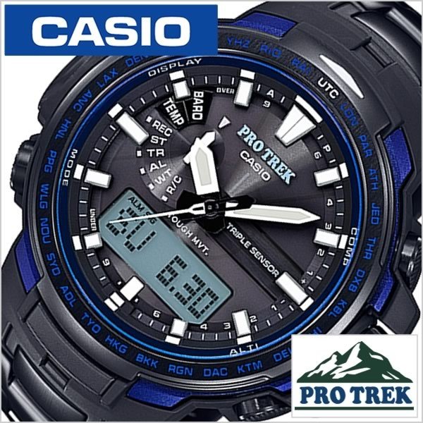 CASIO時計 カシオ腕時計 CASIO 腕時計 カシオ 時計 プロ トレックブルー モメント PRO TREKBlue Moment