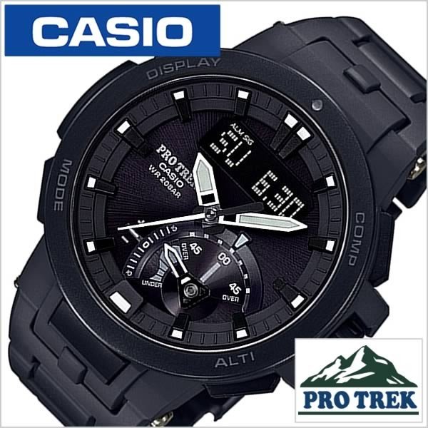  ץȥå ӻ CASIO PRO TREK   ֥å PRW-7000FC-1BJF